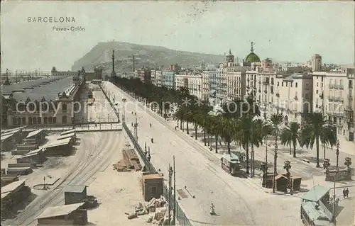 Barcelona Cataluna Paseo Colon Kat. Barcelona