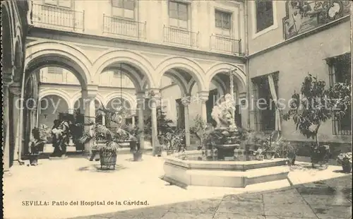 Sevilla Andalucia Patio del Hospital de la Caridad Kat. Sevilla 