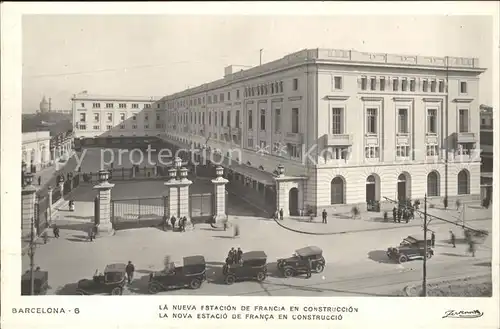 Barcelona Cataluna la nueve estacion de Francia en construccion Kat. Barcelona