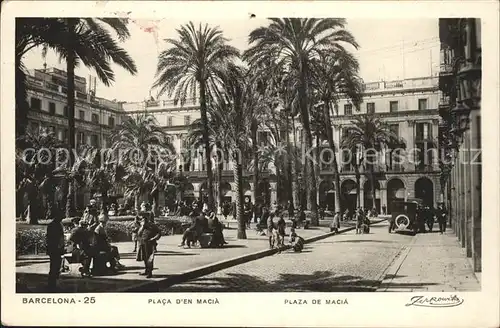 Barcelona Cataluna Plaza de Macia Kat. Barcelona