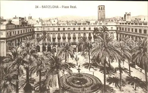 Barcelona Cataluna Plaza Real Kat. Barcelona