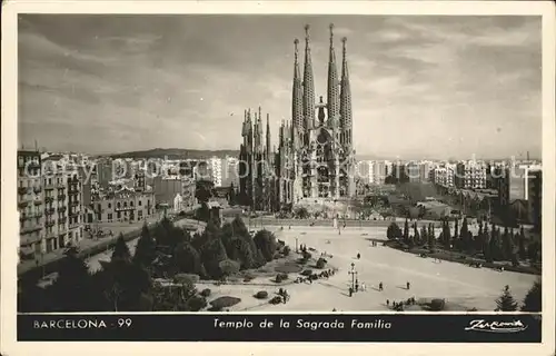 Barcelona Cataluna Templo Sagrada Familia Kat. Barcelona