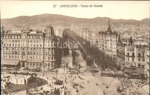 Barcelona Cataluna Paseo de Gracia Kat. Barcelona