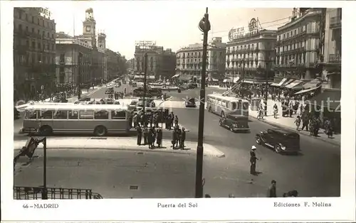 Madrid Spain Puerta del sol Kat. Madrid