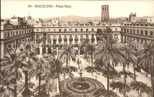 Barcelona Cataluna Plaza Real Kat. Barcelona