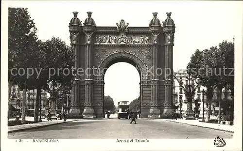 Barcelona Cataluna Arco del Triunfo Kat. Barcelona