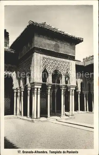 Granada Andalucia Templete de Poniente Kat. Granada