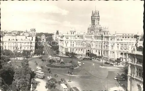 Madrid Spain Plaza Cibeles Kat. Madrid