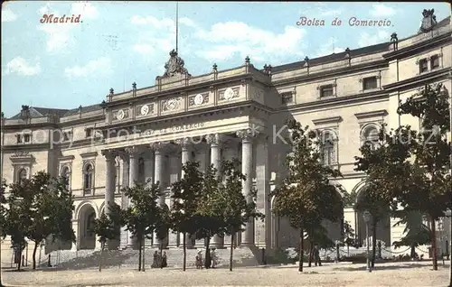 Madrid Spain Bolsa Comercio Kat. Madrid