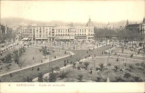 Barcelona Cataluna Plaza de Cataluna Kat. Barcelona