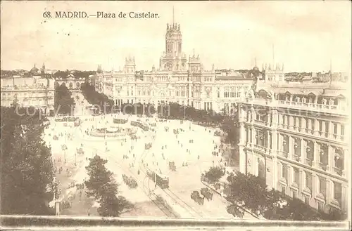 Madrid Spain Plaza Castelar Kat. Madrid