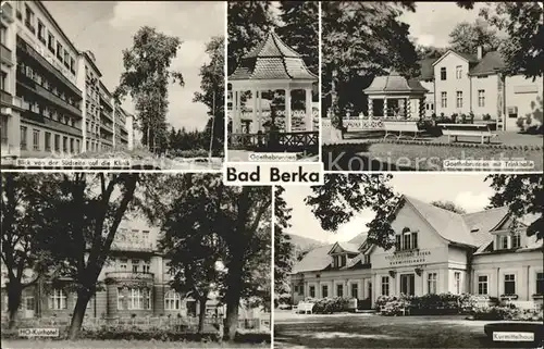Bad Berka Blick Suedseite Klinik Goethebrunnen Trinkhalle  Kat. Bad Berka