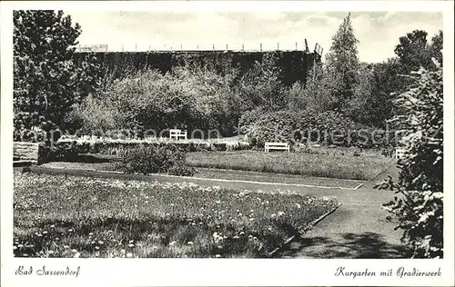 Bad Sassendorf Kurgarten Gradierwerk Kat. Bad Sassendorf