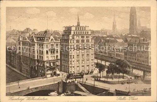 Hamburg Stella Haus Wolkenkratzen Kat. Hamburg