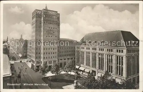 Duesseldorf Wilhelm Marx Haus Kat. Duesseldorf