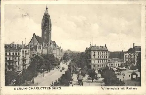 Charlottenburg Wilhelmplatz Rathaus / Berlin /Berlin Stadtkreis