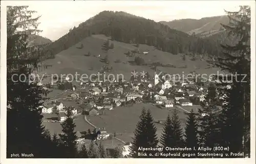 Oberstaufen Blick Kopfwald Staufenberg Prodel Kat. Oberstaufen