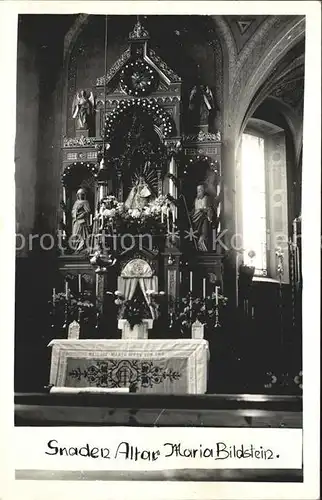 Schwarzach Odenwald Gnade Altar Maria Bildstein Kat. Schwarzach