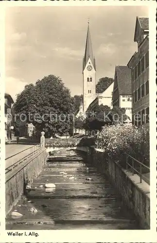 Weiler-Simmerberg Kirche Teich / Weiler-Simmerberg /Lindau LKR