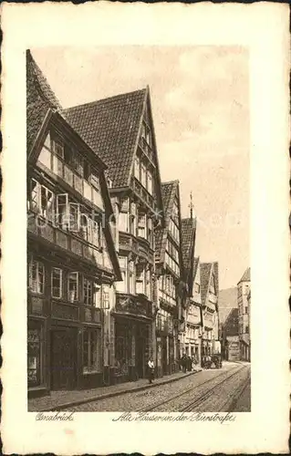 Osnabrueck Alte Haeuser Bierstasse Kat. Osnabrueck