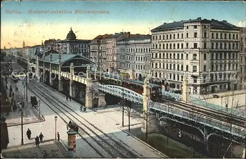 Berlin Hochbahnstation Buelowstrasse Kat. Berlin