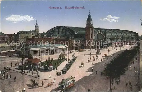 Hamburg Hauptbahnhof Strassenbahn Kat. Hamburg