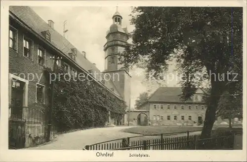 Ohrdruf Schlossplatz Kat. Ohrdruf