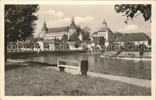 Neuburg Donau Bruecke Burg  Kat. Neuburg a.d.Donau