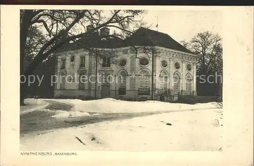 Nymphenburg Badenburg Kat. Muenchen