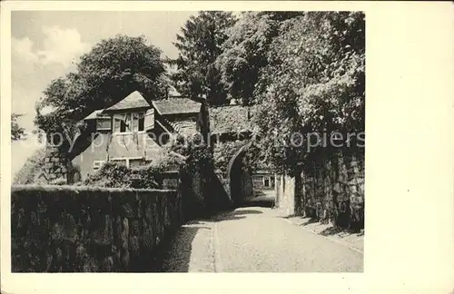 Marburg Lahn Schlosseingang Kat. Marburg