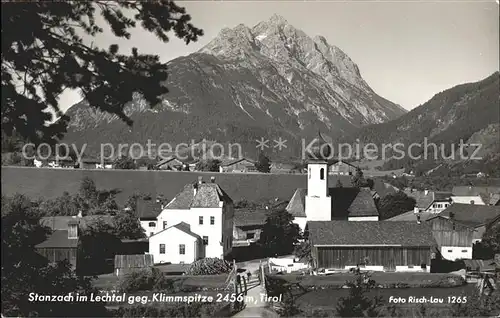 Stanzach Tirol Lechtal Klimmspitze  Kat. Stanzach