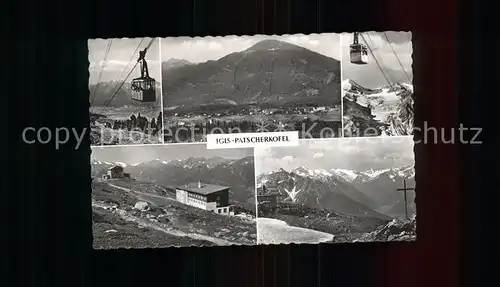 Igls Tirol Patscherkofel Gipfelhuette Seilbahn Kat. Innsbruck