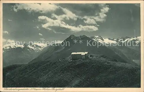 Starkenburgerhuette Hoher Burgstall Kat. Neustift im Stubaital