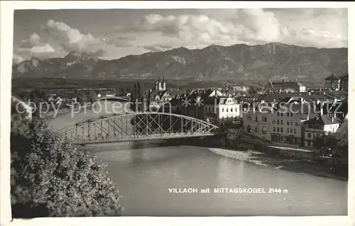Villach Kaernten Mittagskogel Kat. Villach