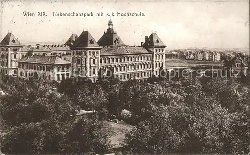 Wien Tuerkenschanzpark Hochschule Kat. Wien