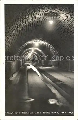 Grossglockner Hochalpenstrasse Hochtortunnel Kat. Heiligenblut