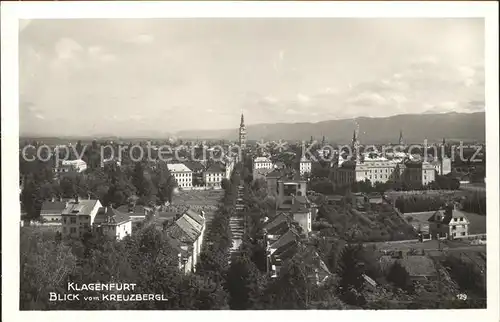 Klagenfurt Woerthersee Blick vom Kreuzbergl / Klagenfurt /Klagenfurt-Villach