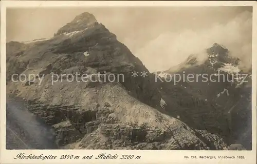 Kirchdachspitze Habicht  Kat. Neustift im Stubaital