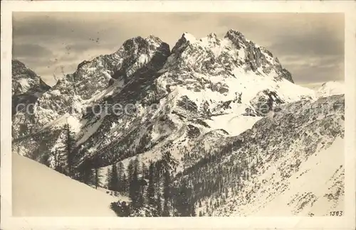 Biberwier Tirol Gruenstein Marienbergspitzen Marienberghuette Kat. Biberwier