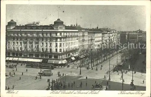 Wien Hotel Bristol Grand Hotel Kaerntner Ring Kat. Wien