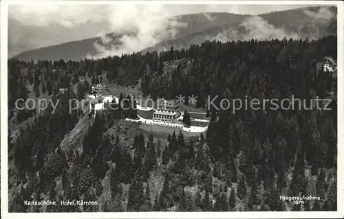 Kanzelhoehe Hotel Fliegeraufnahme Kat. Villach