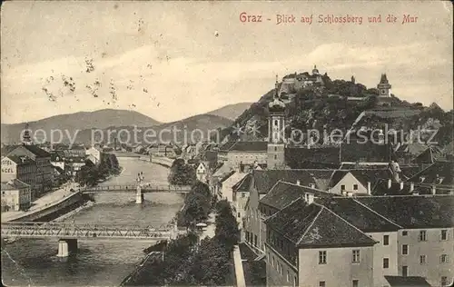 Graz Steiermark Schlossberg Mur Kat. Graz