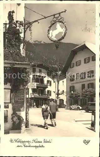 St Wolfgang Salzkammergut Weisses Roessl Landungsplatz Kat. St. Wolfgang im Salzkammergut