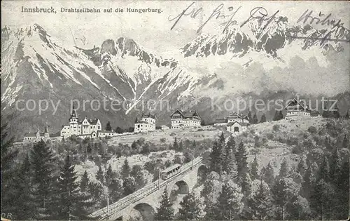 Innsbruck Drahtseilbahn Hungerburg Kat. Innsbruck
