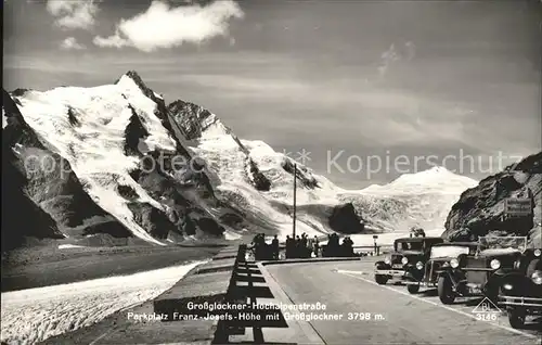 Grossglockner Hochalpenstrasse Parkplatz Franz Josefs Hoehe  Kat. Heiligenblut