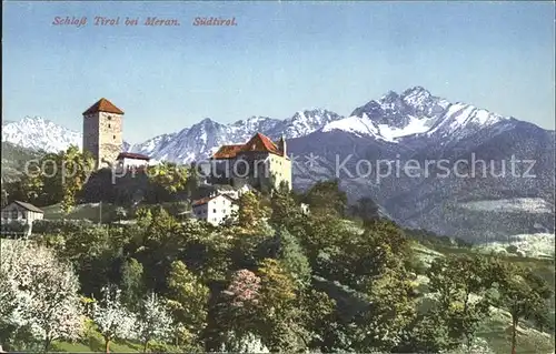 Merano Suedtirol Schloss Tirol  Kat. Merano
