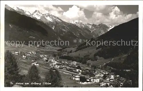 St Anton Arlberg Ortsansicht Kat. St. Anton am Arlberg