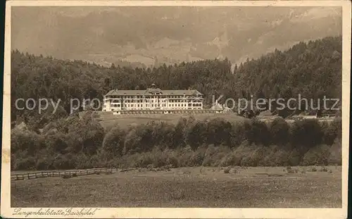 Gaisbuehel Lungenheilstatte Kat. Bludesch