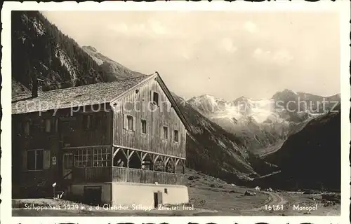 Mayrhofen Zillertal Stillupperhaus Gletscher Stillupp Kat. Mayrhofen