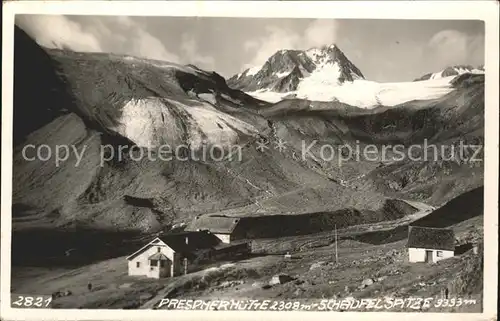 Dresdnerhuette Schaufelspitze Kat. Neustift im Stubaital